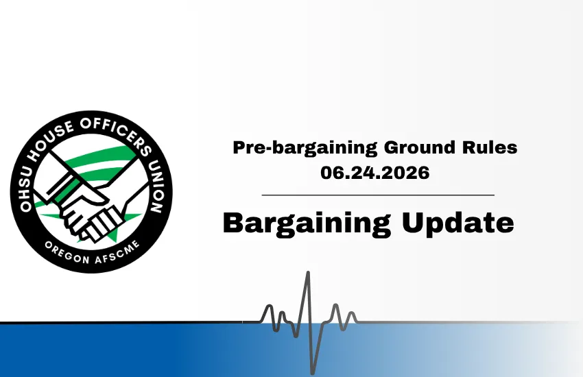 Bargaining Update: Pre-Bargaining Ground Rules